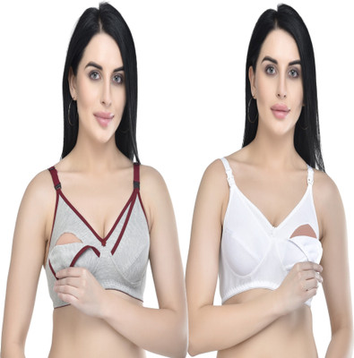 FASALVI Women Full Coverage Non Padded Bra(Multicolor)