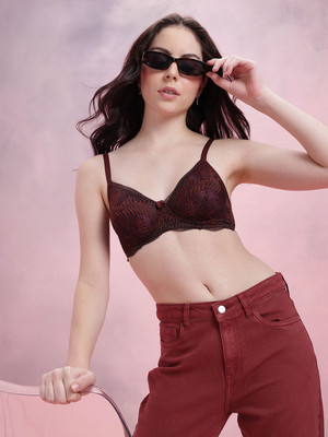 Dressberry Women Everyday Lightly Padded Bra(Brown)