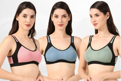 Shatvik Women Full Coverage Non Padded Bra(Multicolor)