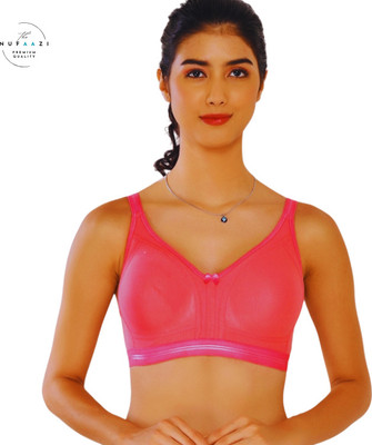 Nufaazi Women Full Coverage Non Padded Bra(Pink)