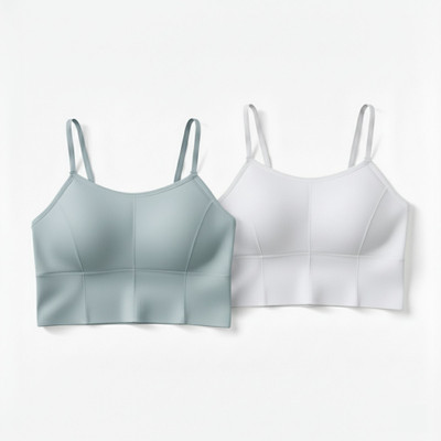 Wisetie Combo-Bra Women Everyday Lightly Padded Bra(Green, Beige)