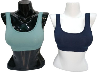 ZUHAIRA Women Sports Non Padded Bra(Multicolor)