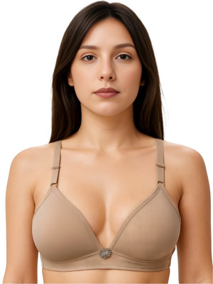 ladoenterprises Megan Rose Women Everyday Lightly Padded Bra(Brown)