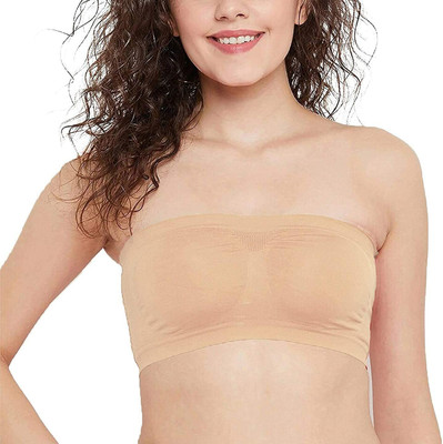 Kotton Maxx Inner Sense Women Bandeau/Tube Non Padded Bra(Beige)
