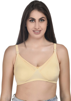 FASHIO JEAGER_MATERNITY Women Maternity/Nursing Non Padded Bra(Yellow)
