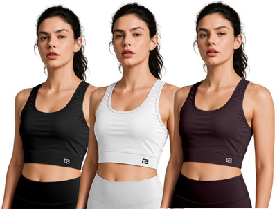 BOLDNBEAUTY Women Sports Non Padded Bra(Multicolor)