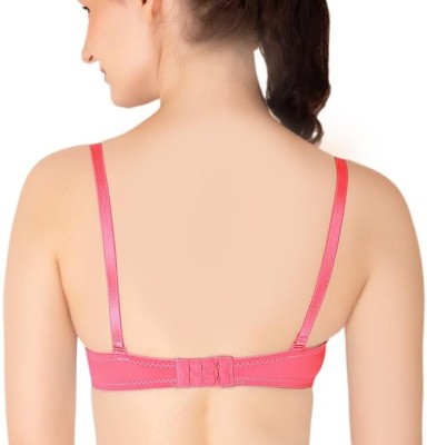 ATTIRE OUTFIT Women Push-up Heavily Padded Bra(Pink)