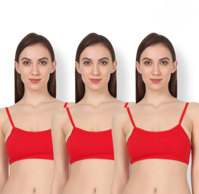 SHOWSTOPPER HUB Women Everyday Lightly Padded Bra(Red)