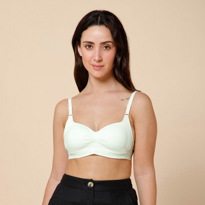 INFINUM Women Push-up Lightly Padded Bra(White)
