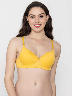 BoLeeM Women Full Coverage Non Padded Bra(Yellow)