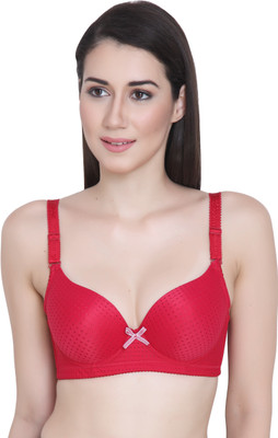 ritu creation Women Push-up Lightly Padded Bra(Maroon)
