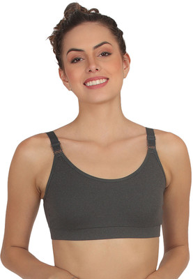 POOJA RAGENEE SPORTS BRA Women Sports Non Padded Bra(Black)