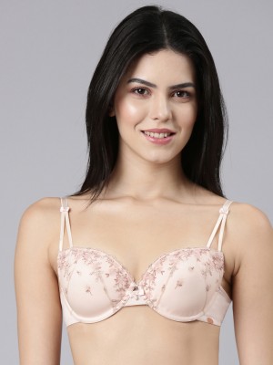 Enamor Women Full Coverage Lightly Padded Bra(Pink)