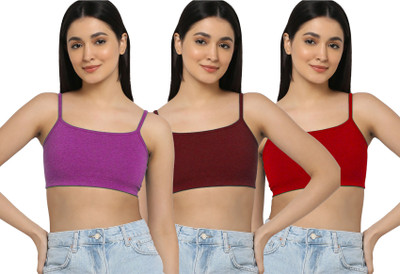 Cup's-In Nora Bra Women Minimizer Non Padded Bra(Pink, Maroon, Red)