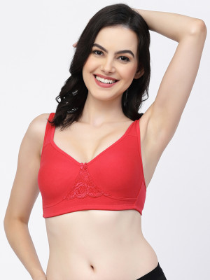 COLLEGE GIRL Women Everyday Non Padded Bra(Red)