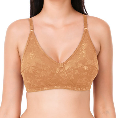 Kiwara Krishma Women Bralette Non Padded Bra(Gold)