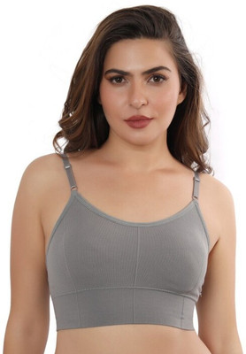 Moda Rapido Women Full Coverage Lightly Padded Bra(Grey)