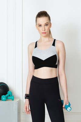 VAN HEUSEN Proactive Antibacterial And Wireless Women Sports Lightly Padded Bra(Black)