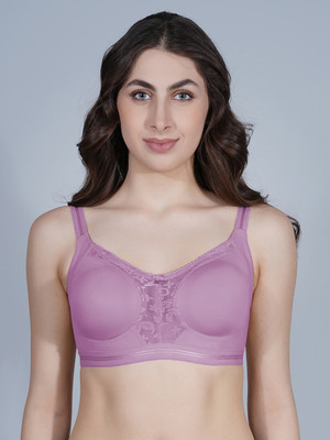 Ladyland Kareena women bra Women Sports Non Padded Bra(Purple, Red)