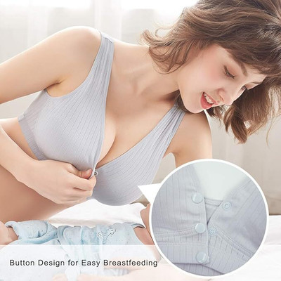 Kesar Lingeries Comfortable and Stylish Bra Collection Soft, Supportive, and Trendy Designs Women Everyday Non Padded Bra(Grey)