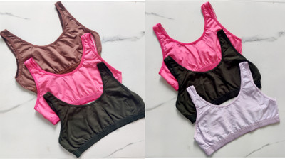 G BEAUTY Women Sports Non Padded Bra(Multicolor)