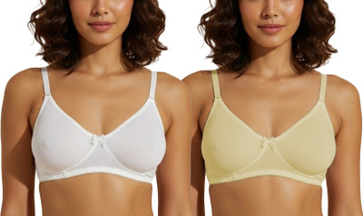 Arise Beauty Women Everyday Non Padded Bra(White, Beige)