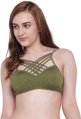 La inTimo SeaOath Bra Women Everyday Lightly Padded Bra(Green)