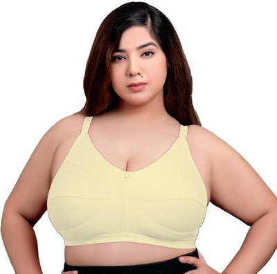 Vinaksh Women Non Paded Bra Women Everyday Non Padded Bra(Beige)