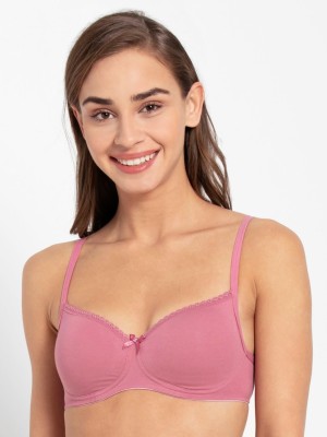 JOCKEY 1723 Women T-Shirt Lightly Padded Bra(Pink)