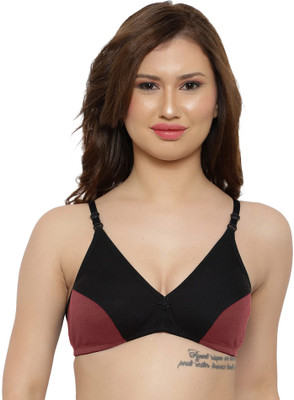 PIBU Vaish Bra Women Minimizer Non Padded Bra(Maroon)