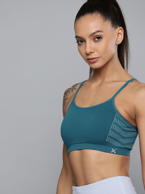 HRX by Hrithik Roshan Women Full Coverage Lightly Padded Bra(Blue)