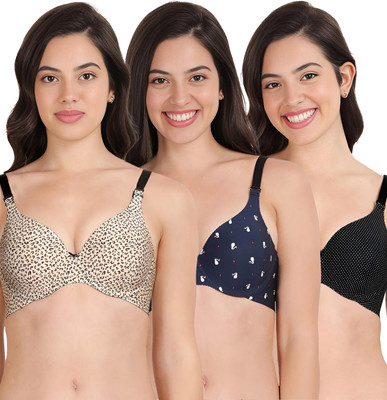 shyaway Women Everyday Lightly Padded Bra(Multicolor)