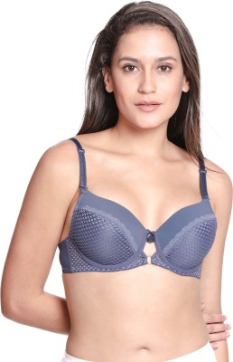 Susie Susie PeachParfait Wirefree Moulded Full Coverage Bra Women Balconette Lightly Padded Bra(Blue)