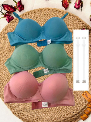 Muneera Beauty English01 Women Everyday Lightly Padded Bra(Multicolor)
