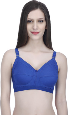elina Full Coverage Bra for Women – Premium Quality with Unique Style and Comfort Women Full Coverage Non Padded Bra(Blue)