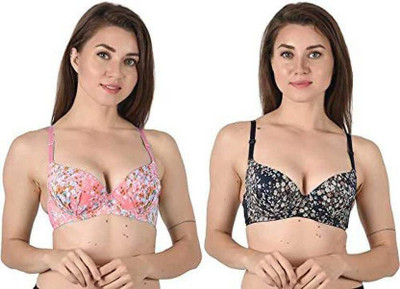 HouseOfCommon Women Everyday Lightly Padded Bra(Multicolor)