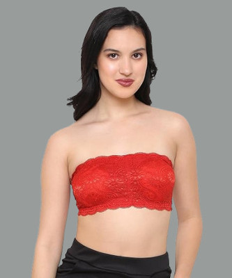 COMFRIX 521 Women Bralette Lightly Padded Bra(Red)
