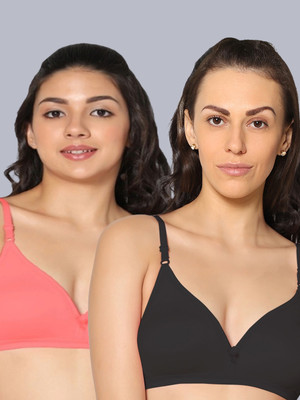 Eden Women Everyday Non Padded Bra(Multicolor)