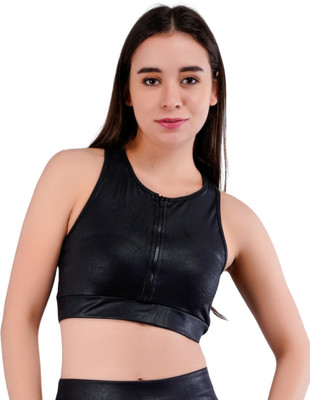 SSoShHub Women Sports Non Padded Bra(Black)