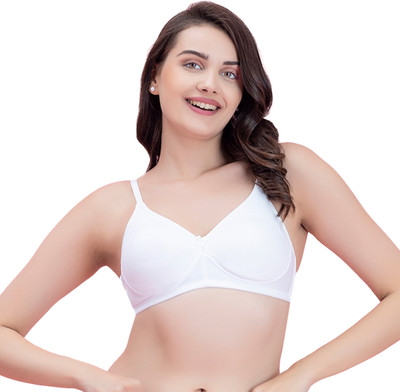 Groversons Paris Beauty BR206 Women Everyday Non Padded Bra(White)