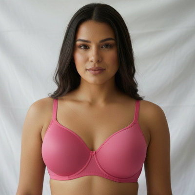 AmoraaWear Women Push-up Lightly Padded Bra(Pink)