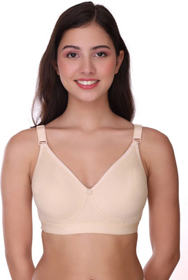 POOJA RAGENEE Women Full Coverage Non Padded Bra(Beige)