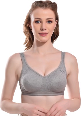 Viral Girl Women Full Coverage Non Padded Bra(Grey)