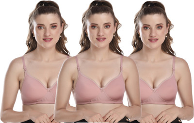 vanara Women Minimizer Lightly Padded Bra(Pink)