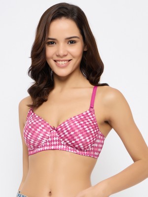 Clovia Women T-Shirt Lightly Padded Bra(Pink)