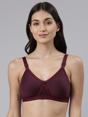 Dollar Missy Wire-Free Crossover Support Everyday Women Everyday Non Padded Bra(Pink, Purple)