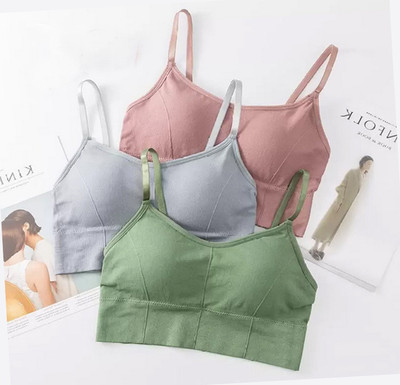 DreamBe Pack of 3 Girls Cotton Padded Full Coverage Sports Yoga Gymwear Bra Women Everyday Lightly Padded Bra(Multicolor)