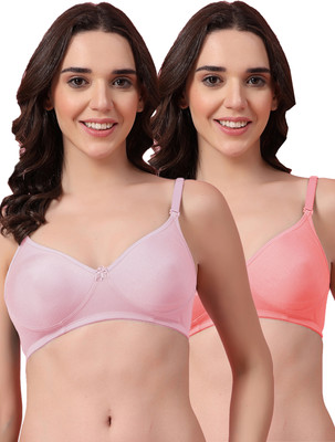 Shyam Sons FLAIR Women T-Shirt Non Padded Bra(Pink, Pink)