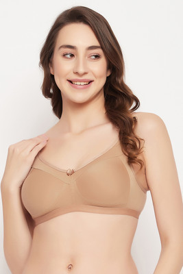 Clovia Women Full Coverage Non Padded Bra(Beige)