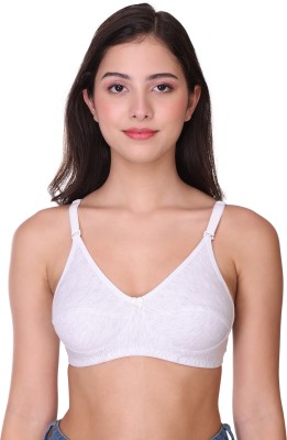 SONA All Day Full Coverage Non Wired Women Everyday Non Padded Bra(White, Beige)